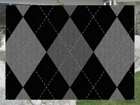Gray Argyle Pattern
