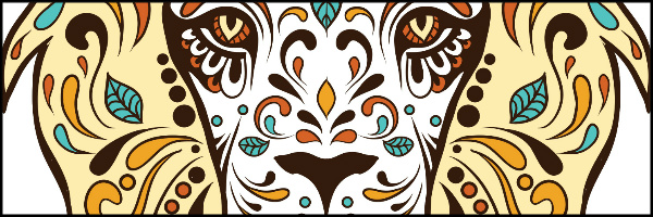 Folkart Lion  Image